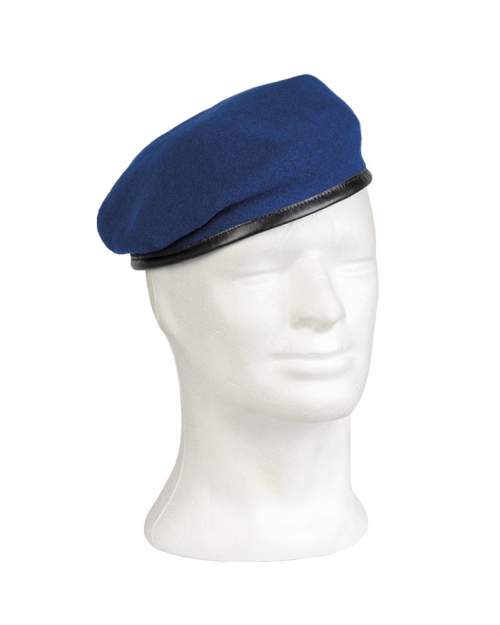 Baret vlněný BW CDO MODRÝ vel.59