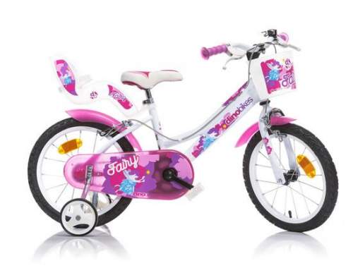 Dino bikes dívčí kolo DINO 166 16", růžová