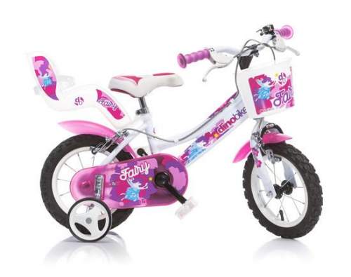 Dino bikes dívčí kolo DINO 126 12", růžová