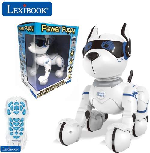 LEXIBOOK Power Puppy - Můj programovatelný výukový robot s dálkovým ovládáním