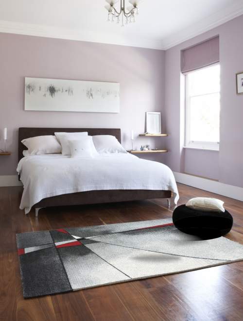 Spoltex Brilliance 21807-951 Grey/red 80x150 cm