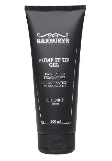 BARBURYS Pump It Up Gel 200ml velmi silný fixační gel na vlasy