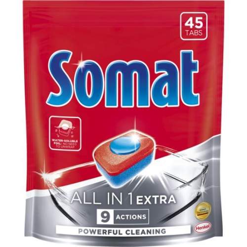 Somat Tablety do myčky All in 1 Extra 45 ks