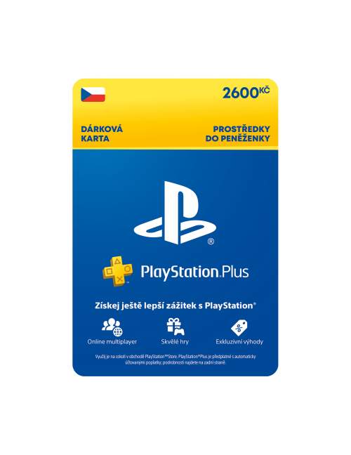 SONY ESD CZ - PlayStation Store el. peněženka - 2600 Kč - SCEE-CZ-00260000