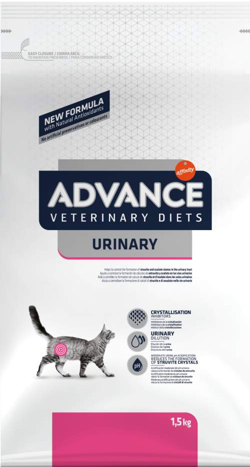 ADVANCE-VETERINARY DIETS Cat Urinary 1,5 kg