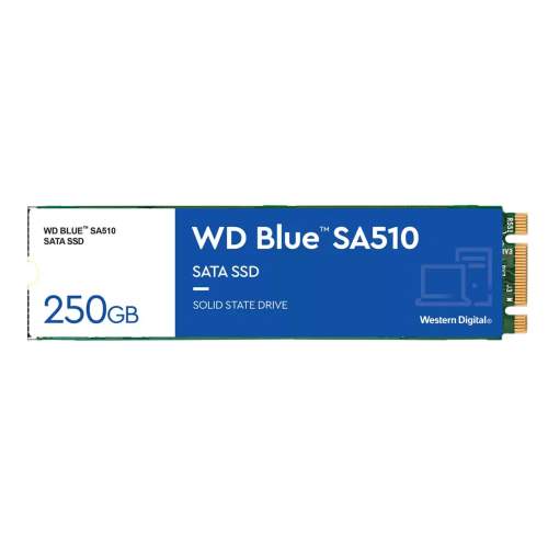 Western Digital sSD 250GB WD Blue SA510 M.2 SATAIII 2280 (WDS250G3B0B)