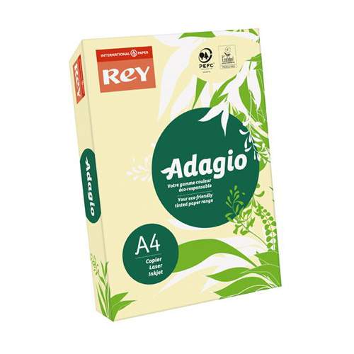 Rey Adagio - barevný papír - pastelově žlutý