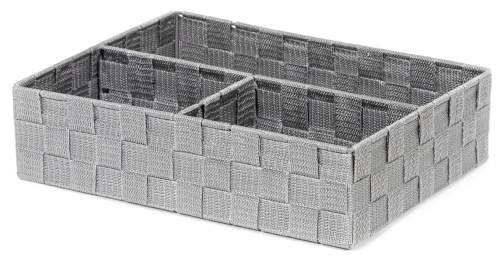 Šedý koupelnový organizér Compactor Stan, 32 x 25 cm