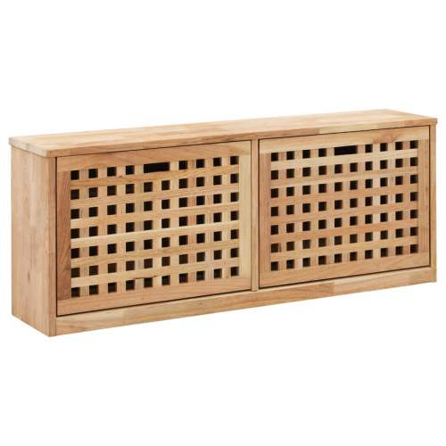shumee Botníková lavice 94 × 20 × 38 cm masivní ořechové dřevo (247599)