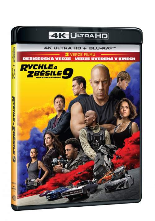 Rychle a zběsile 9 - 4K UHD Blu-ray + Blu-ray 2BD původní a režisérská verze