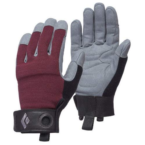 Dámské rukavice Black Diamond Women'S Crag Gloves Velikost rukavic: S / Barva: červená