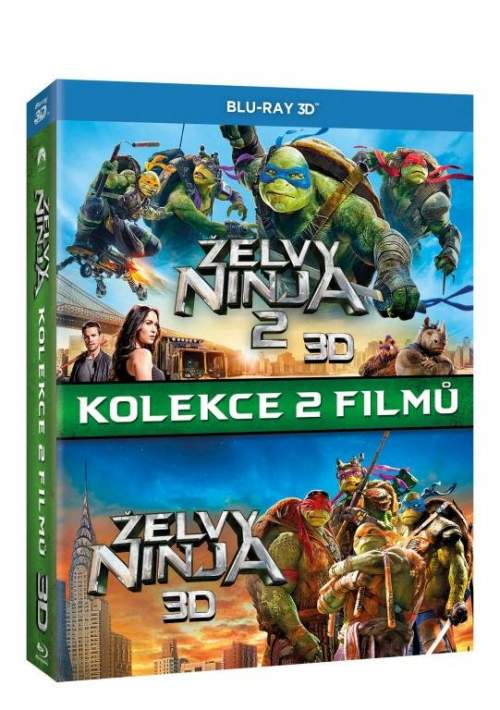 Želvy Ninja kolekce 1.-2. 3D Blu-ray3D