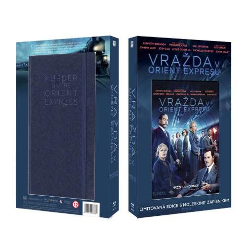 Vražda v Orient expresu (2017) - Blu-ray + Moleskine zápisník