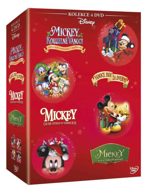 Vánoční Mickey kolekce (4 DVD)