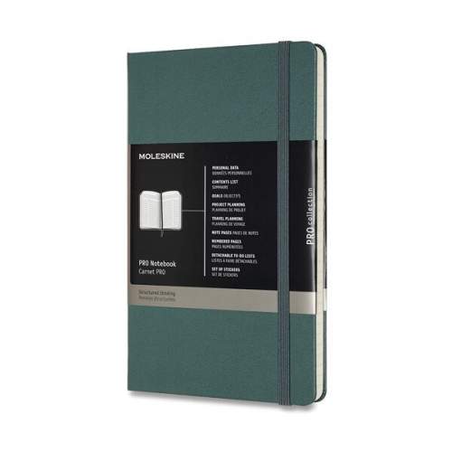 Moleskine – diár/zápisník Professional (zelený) - Moleskine