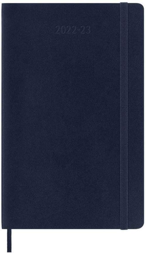 Moleskine Plánovací zápisník 2022-2023 modrý L, měkký