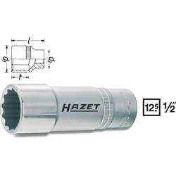 Vnitřní nástrčný klíč 1/2" dvanáctihranný 15mm HAZET 900TZ-15 - HA045273