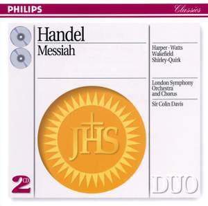 London Symphony Chorus, London Symphony Orchestra, Sir Colin Davis – Handel: Messiah CD