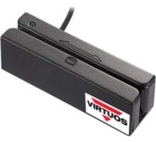 Virtuos MSR-100A - USB (emulace klávesnice/RS232), černá EIE0003