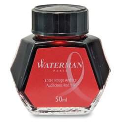 Waterman - lahvičkový inkoust - červený, 50 ml