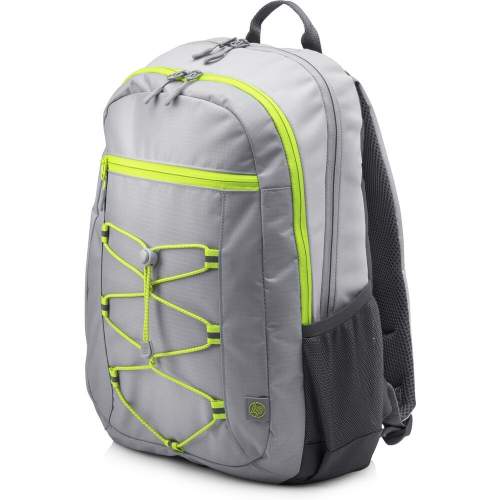 HP 15.6 Active Backpack (Grey/ Neon Yellow) 1LU23AA#ABB