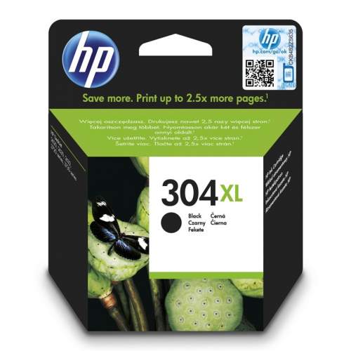 HP N9K08AE - HP 304XL - Black (Černý) - originální