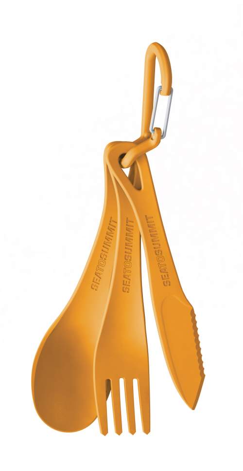 SeaToSummit Delta cutlery set Oranžová