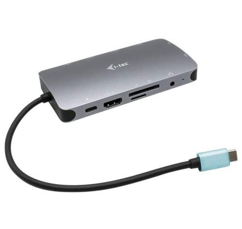 i-tec USB-C Metal Nano Dock HDMI/VGA with LAN + PD 100 W + zdroj 77W (PD 65W) - C31NANOVGA77W