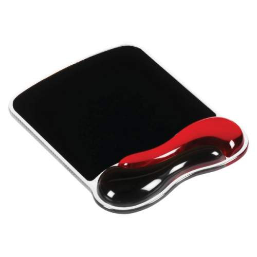 Kensington ergonomická gelová podložka pod myš Duo - červená 62402