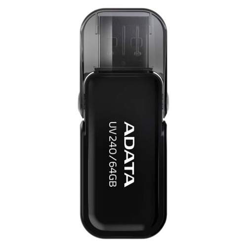 ADATA Flash Disk 64GB UV240, USB 2.0  černá - AUV240-64G-RBK