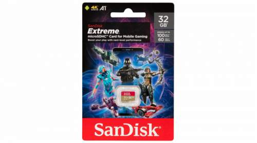 SanDisk microSDHC Extreme 32 GB "Mobile Gaming"; SDSQXAF-032G-GN6GN