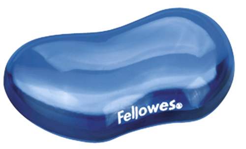 Podložka pod zápěstí Fellowes CRYSTAL gelová modrá felfergwpadcrystb