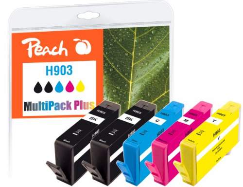 PEACH kompatibilní cartridge HP No. 903, Multi-Pack-Plus, 2x bk, 1x c,m,y - 320000
