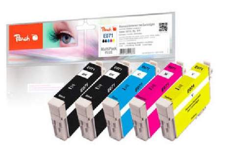 PEACH kompatibilní cartridge Epson T0715 MultiPack Plus, 315296