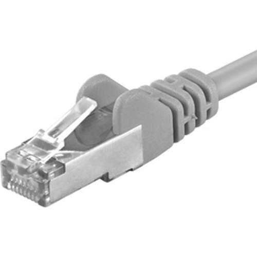 Premiumcord Patch kabel CAT 6a S-FTP,RJ45-RJ45,LSOH, AWG 26/ 7 20m šedá sp6alsoh200