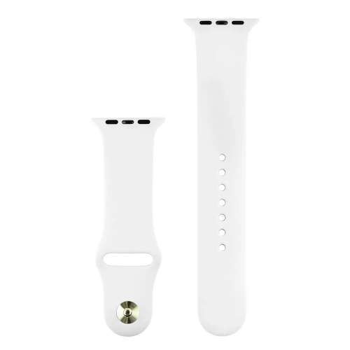 COTEetCI silikonový sportovní řemínek pro Apple Watch 42/44/45mm White CS2086-WH