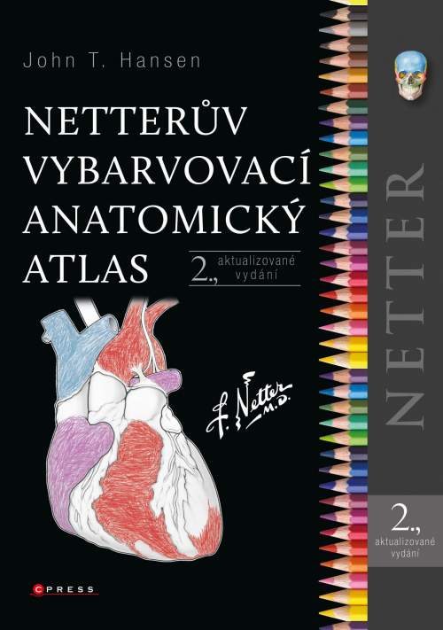 Netterův vybarvovací anatomický atlas: 2. aktualizované vydání