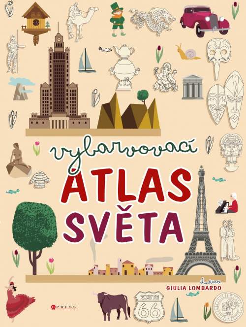 Guilia Lombardo: Vybarvovací atlas světa