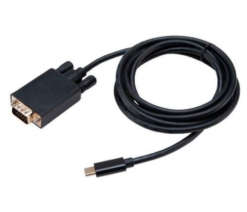 AKASA adaptér USB Type-C na VGA M Cable Adapter (1920x1080@60Hz) 1.8 m - AK-CBCA17-18BK