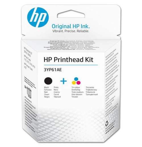 HP Replacement Kit, sada tiskových hlav CMYK, 3YP61AE