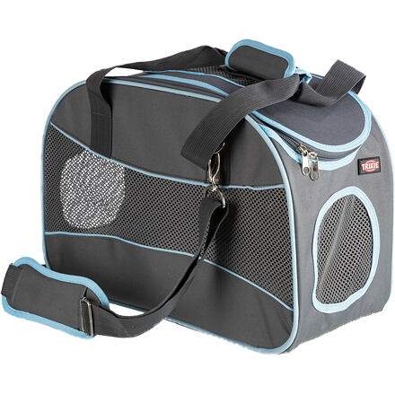 Trixie Transportní taška Alison, 20x29x43cm, šedá/modrá (max. 8kg)