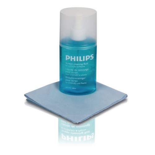Philips čistící kapalina pro LCD + utěrka, 200ml