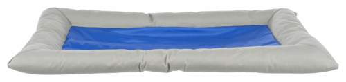 Trixie Chladící obdelníkový pelech Cool Dreamer s okrajem 75x50 cm šedo/modrý