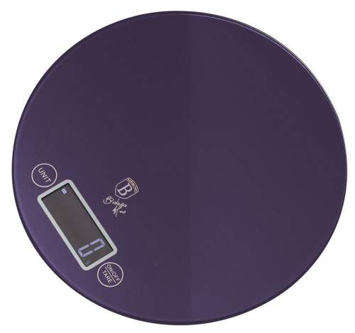 Váha kuchyňská digitální kulatá 5 kg Purple Eclipse Collection