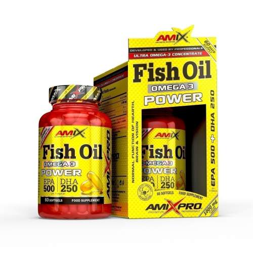 Amix Fish Oil Omega 3 Power 60 kapslí