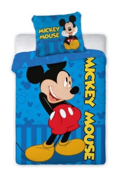 Faro Bavlněné dětské povlečení Mickey Mouse, Smile, 135x100 cm - 135x100