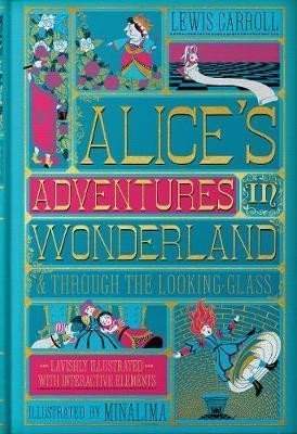 Alice's Adventures in Wonderland and Through the Looking-Glass - Lewis Carroll, MinaLima (Ilustrátor)