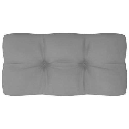 Poduška na pohovku z palet šedá 80 x 40 x 10 cm