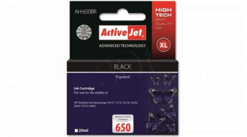 ActiveJet Ink cartridge HP CZ101 Premium BK  AH-650BR   20 ml (EXPACJAHP0225)