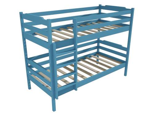 Patrová postel PP 012 Rozměr: 90 x 180 cm, Prostor mezi lůžky: 80 cm, Barva: barva modrá